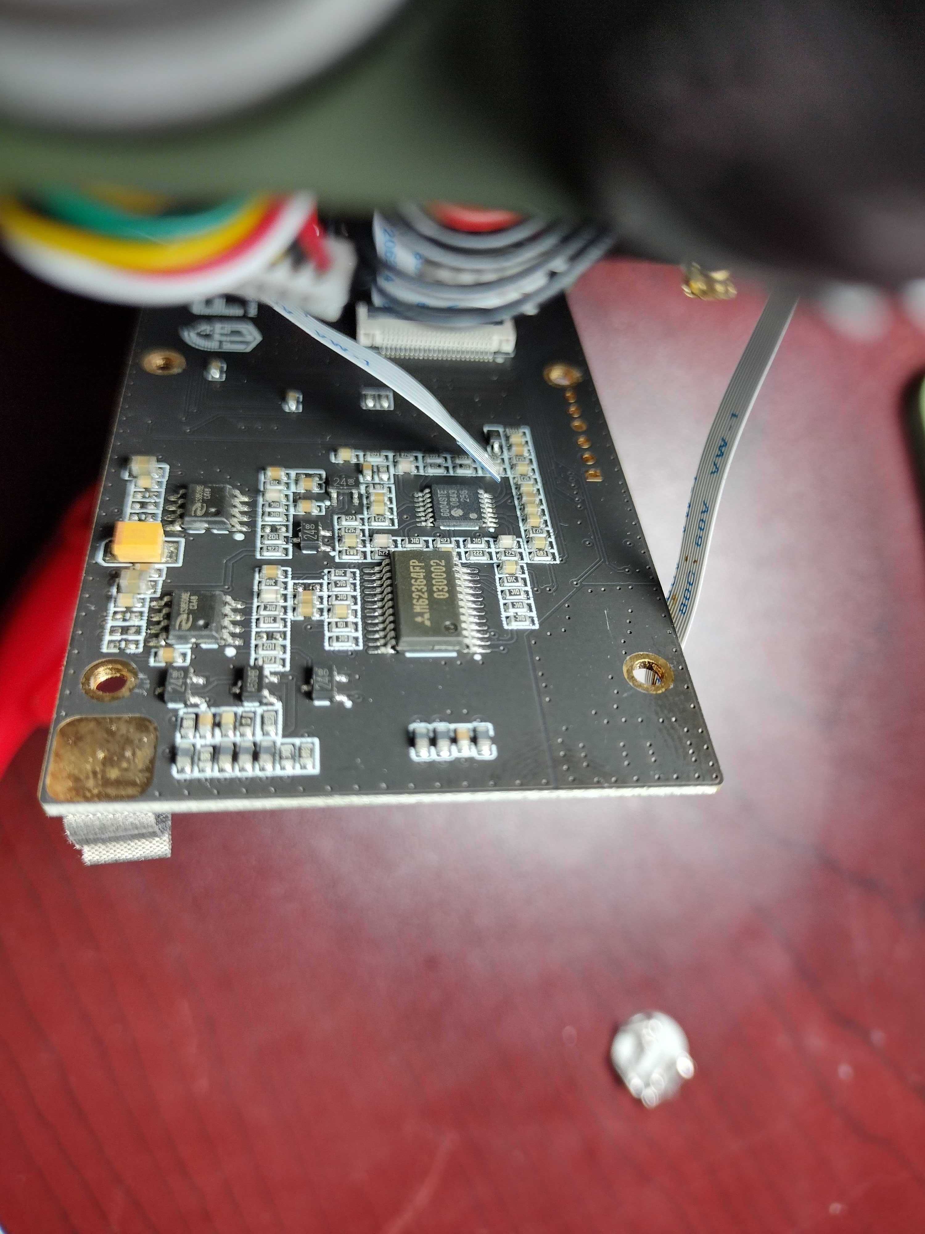 Peek at the back of the main board